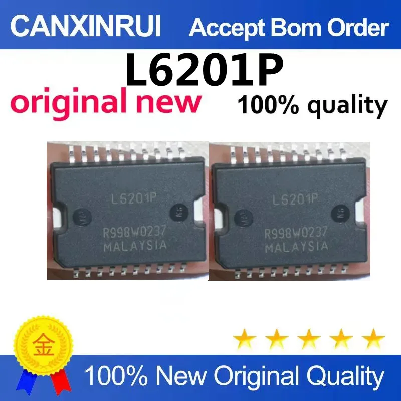 SMD L6201P - Full-Bridge Driver; Common and Fragile Chip for Automotive Computer Board; In Stock