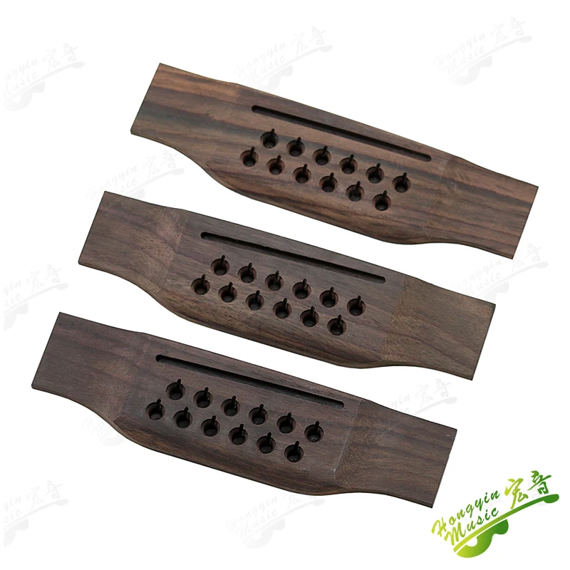 12 string Guitar Universal Bridge Replacement Parts High Quality Solid Wood Guitar Accessories 154*41.2*9  Rosewood