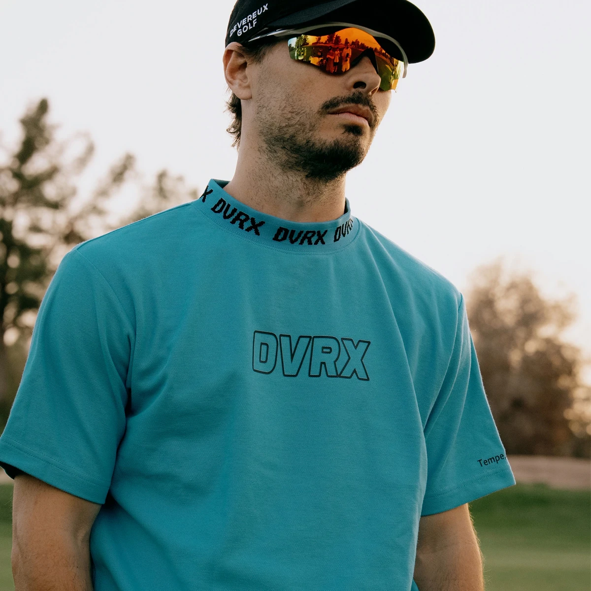 

DEVEREUX GOLF Crocodile Print High Ne Golf Cetition Special Me Дышащая футболка ort Sve ex Спортивная одежда