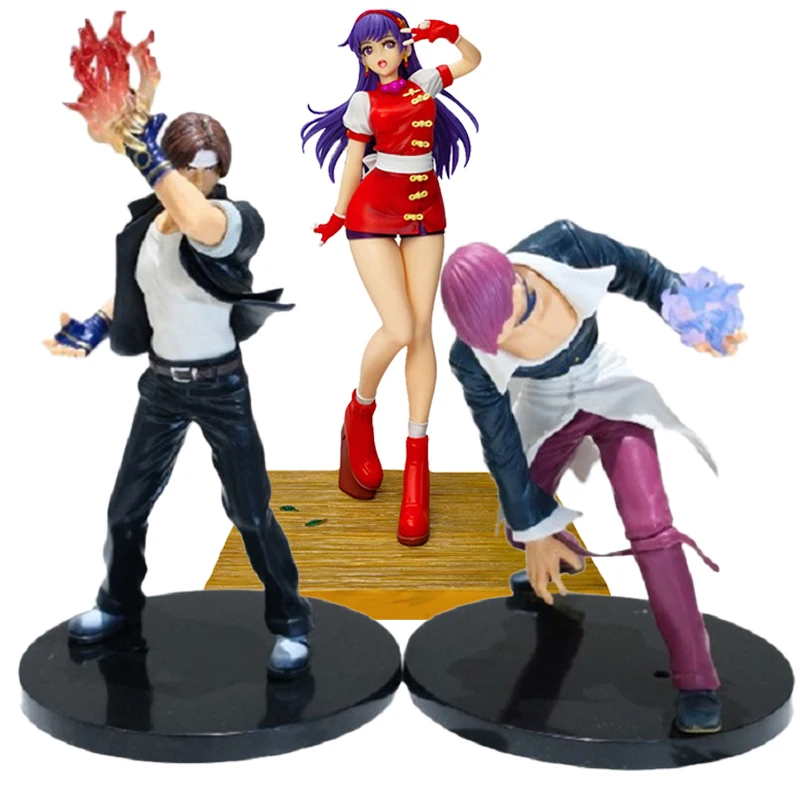 Figuras de acción The King of Fighters '98 SNK Gk estatua Kyo Kusanagi Iori Yagami Arcade Asamiya juego periférico PVC modelo juguete Navidad