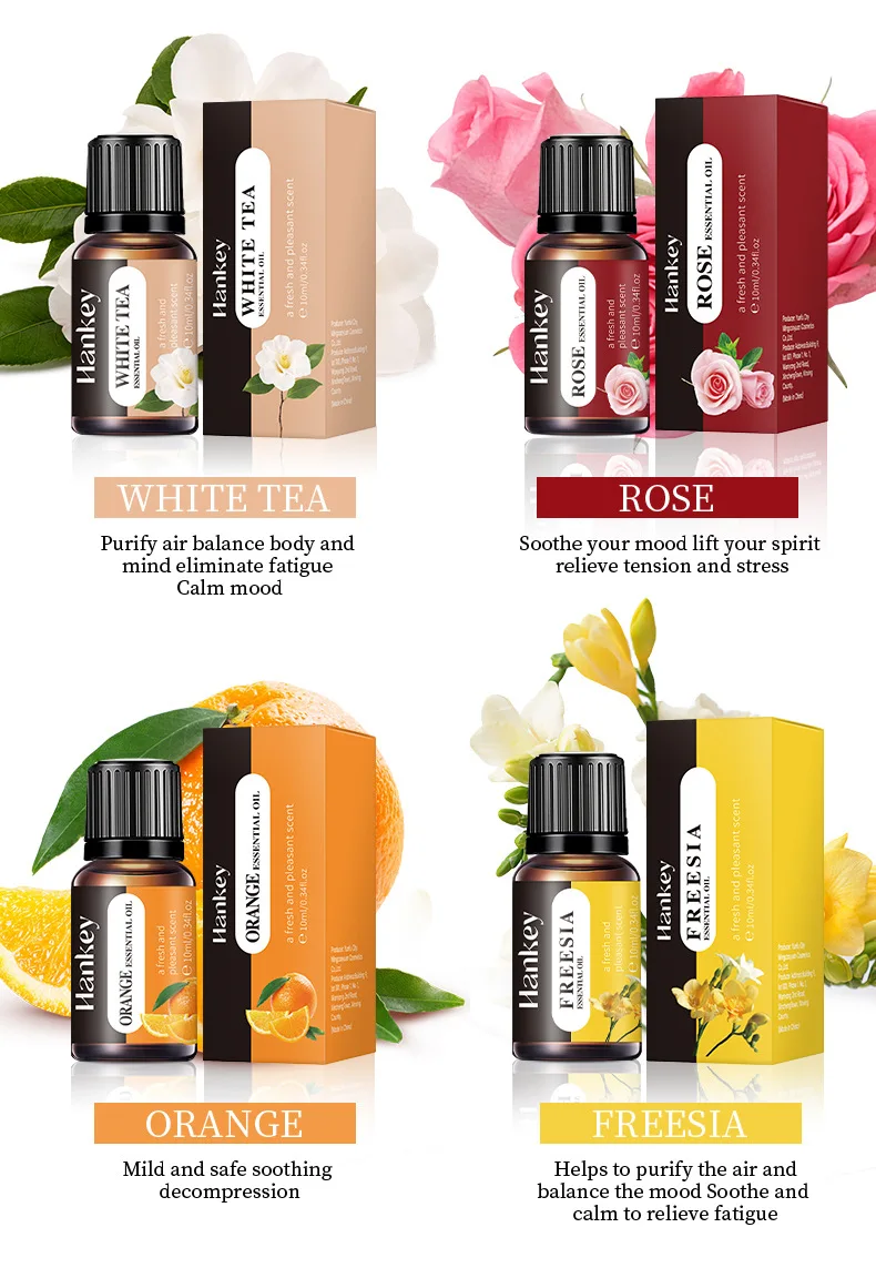 20 Sorten 10ml Ätherische Öle für Aroma-Diffusor Luftbefeuchter Zuhause Wasserlösliches Lavendel Vanille Orange Oliven Duftöl – Detail 10