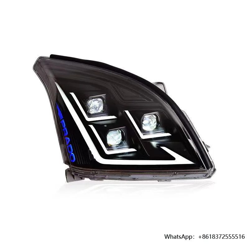 

daModified LED Headlamp Assembly for Toyota PRADO FJ120 2003-2009 Day Running Light DRL Light Auto Lamps