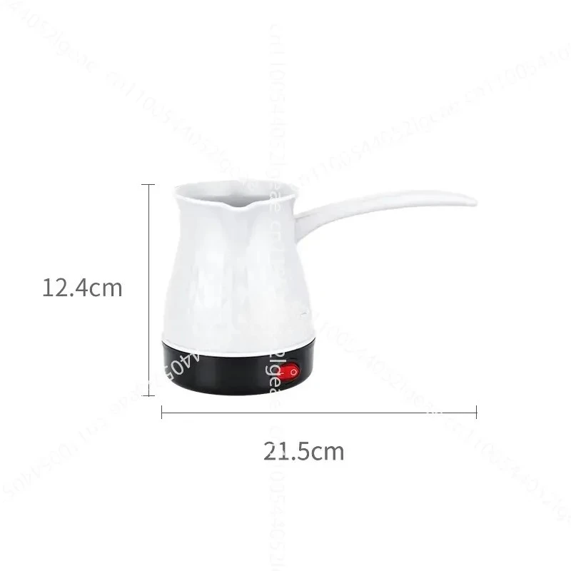 304 Stainless Steel Long Handle Turkish Coffee Pot Household Electric Coffee Machine with 360 Degree Rotating Base Modern