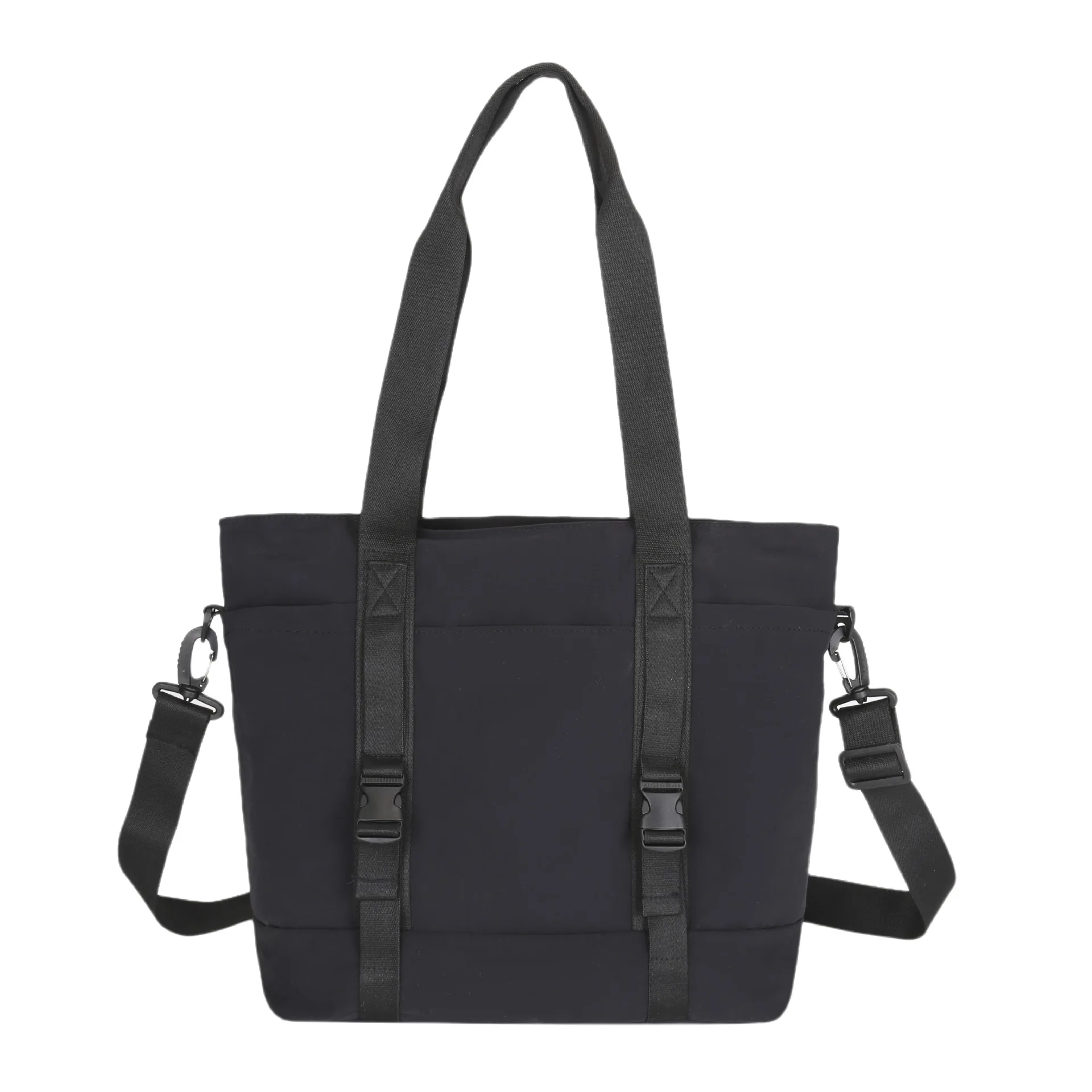Large Capacity Travel Tote Bag Detachable Shoulder Strap Multi‑Pocket Hand Pack for Weekend Trip Business Outdoor Daily Carrying