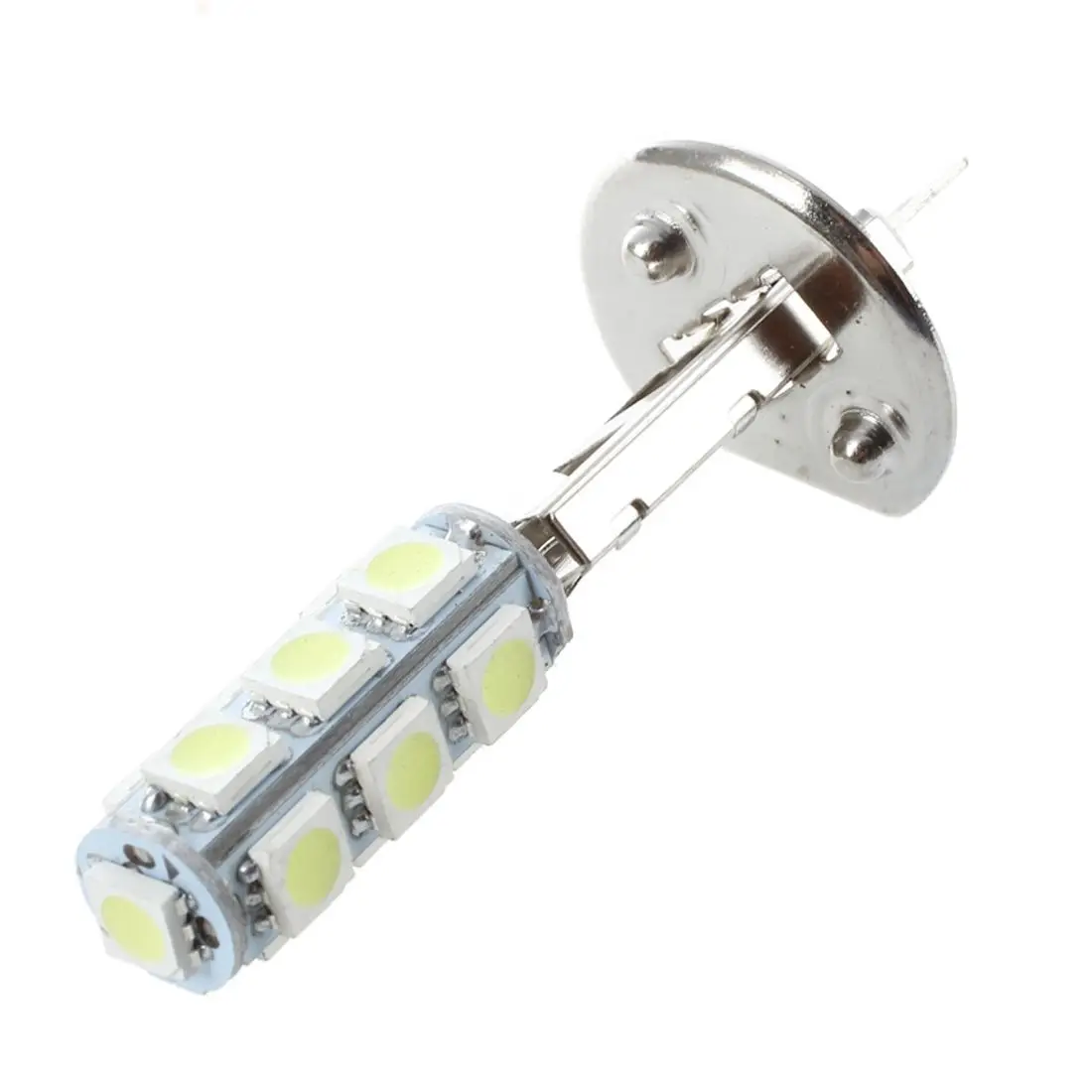 2 Stuks Auto Licht Koplamp Lamp H1 Wit 13 Smd 5050 Led Chips