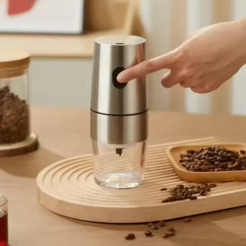 เครื่องบดเมล็ดกาแฟไฟฟ้าไร้สายแบบพกพา ชาร์จไฟได้ รุ่น JC30