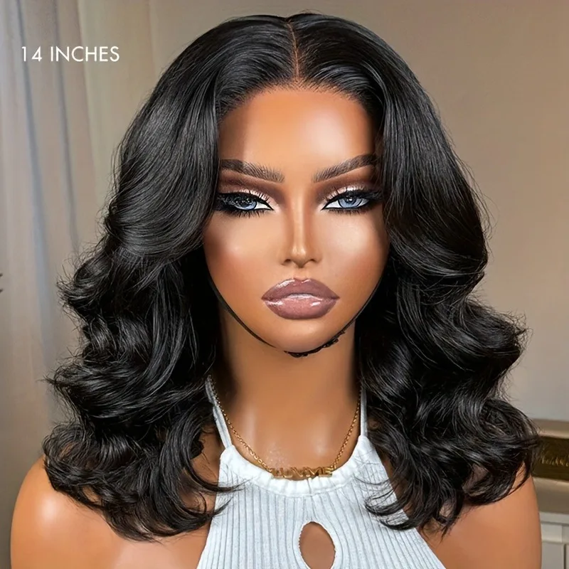 13x4 شعر مستعار بدون صمغ Bye Bye عقدة شعر مستعار دانتيل قبل قطعها قبل قطع للمبتدئين الجسم موجة الدانتيل الجبهة خصلات الشعر المستعار الإنسان للنساء ناتورا