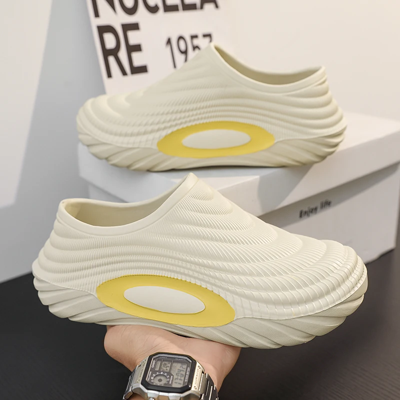 Baotou Slippers for Men 2025 New Model Non-Slip Anti-Odor Sports Outdoor Waterproof Sandals Kitchen Work Shoes view 2