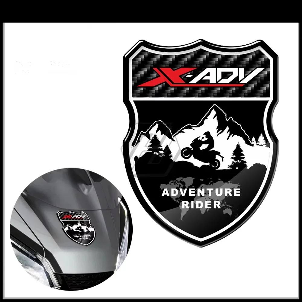 

For HONDA X-ADV XADV 150 250 300 750 Adventure Rider Decals 3D Motorcycle Shield Sticker