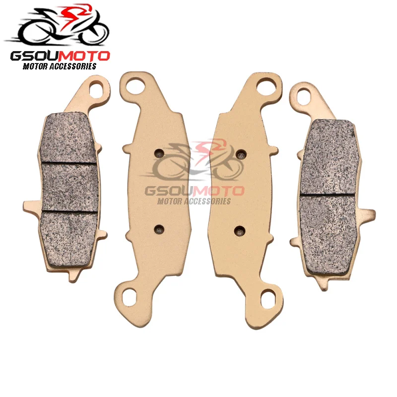 Front Rear Brake Pads For Kawasaki KLE 650 KLE650 Versys ER6F ER-6F Z750 S ZR750 For CF Moto CF650 CF 650 NK ST TR CF400 CF 400