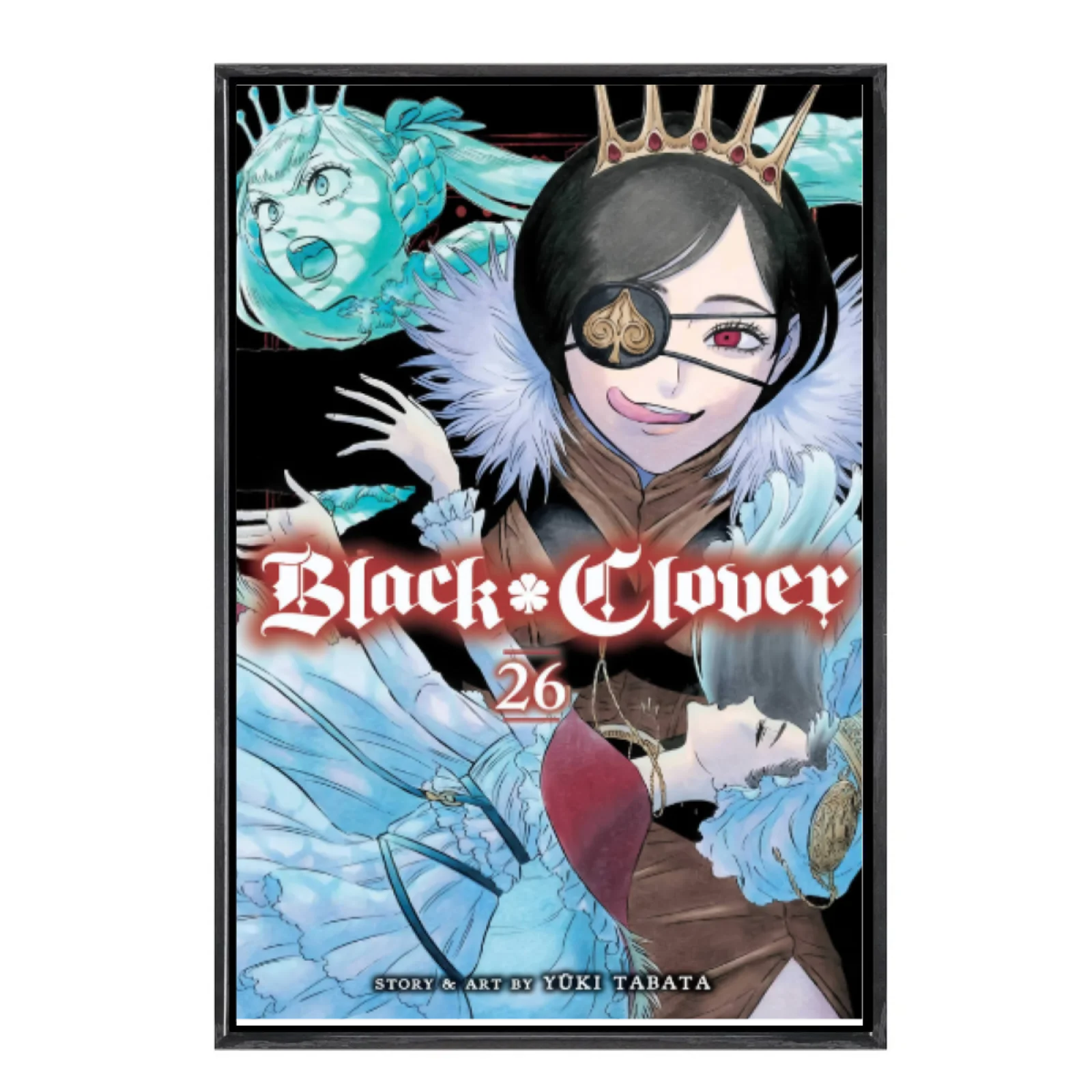 

Japanese Manga Multi-Size Canvas Poster Double Framed Wall Art,Black Clover Home Decor for Living Room Bedroom