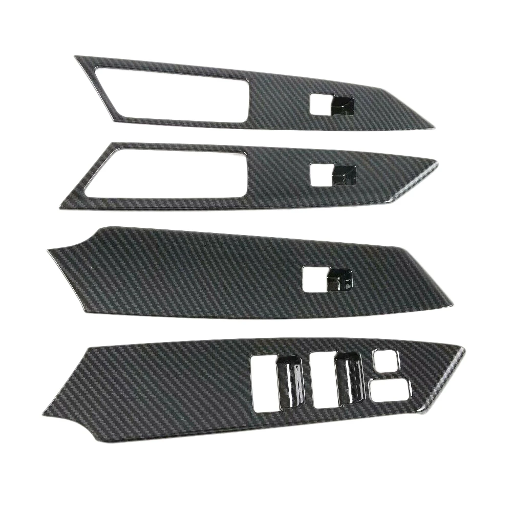 4Pcs Car Glass Lift Switch Panel Door Armrest Lift Modification for Montero / Sport