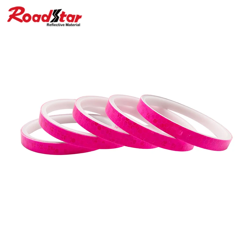 

Roadstar 1cmx1m High Visibility Reflective Sticker Self-Adhesive Warning Tape for Bike Motorcycle Road Safety Bicycle Safety