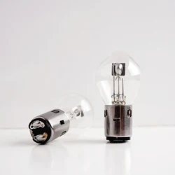 1Pcs 12V Motorcycle Headlights Halogen Bulb Electric Car Lights B35 35/35W BA20D S2 With Built-in Headlights