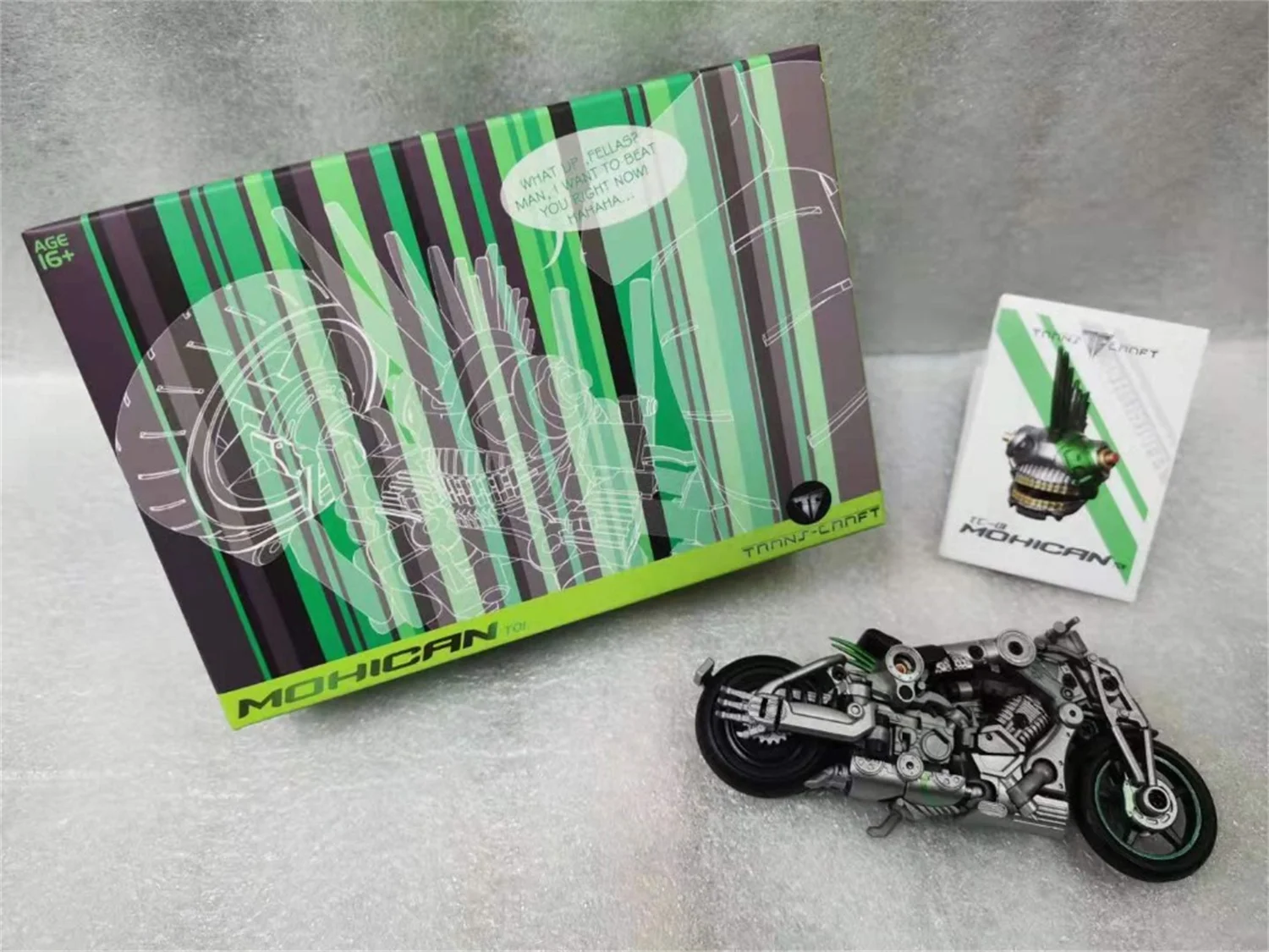 

В наличии: Фигурка-робот TRANSCRAFT Transformation TC01 TC-01 Mohawk Mohican Junkion MPM