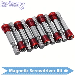 1/5pcs 1/4 Inch Magnetic Screwdriver Bit Cross-head PH2 Magnetic Screwdriver Bits Hex Shank Screwdriver Bit Electric Screwdriver