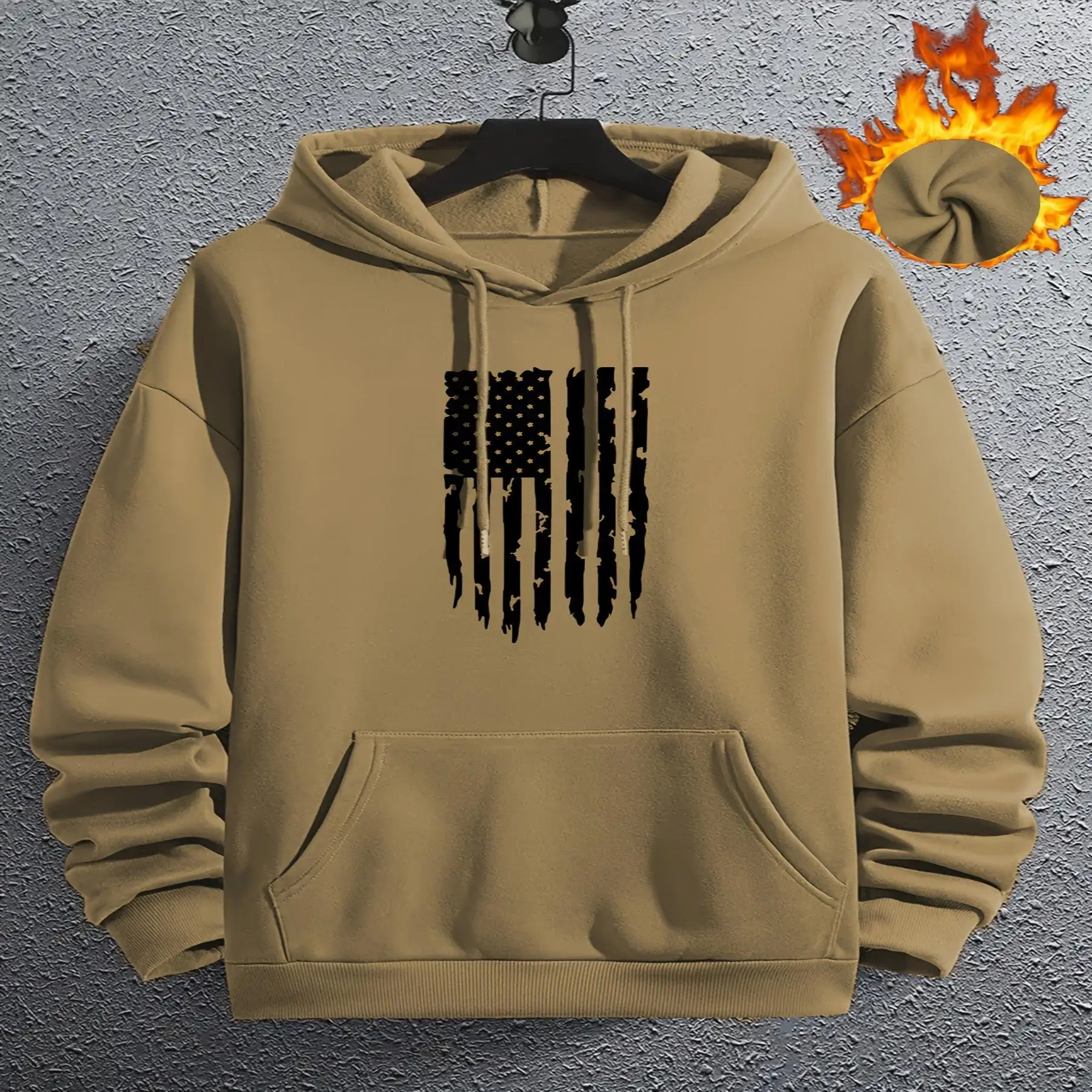3d-プリントパーカースウェットシャツ旗デザイン最高品質のストリートウェア春のファッションフード付きジャケットカジュアル快適なフィット感