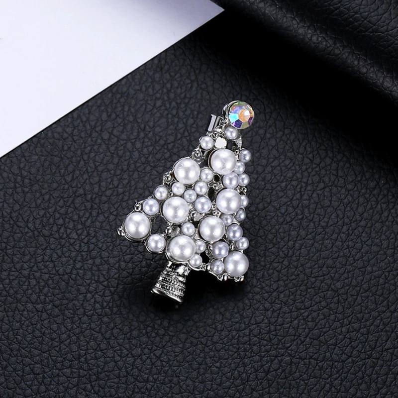 Christmas Tree Brooches For Women Rhinestone Xmas Tree Brooch Gift Fashion Jewelry Festival Brooch Winter Coat Cap Brooches