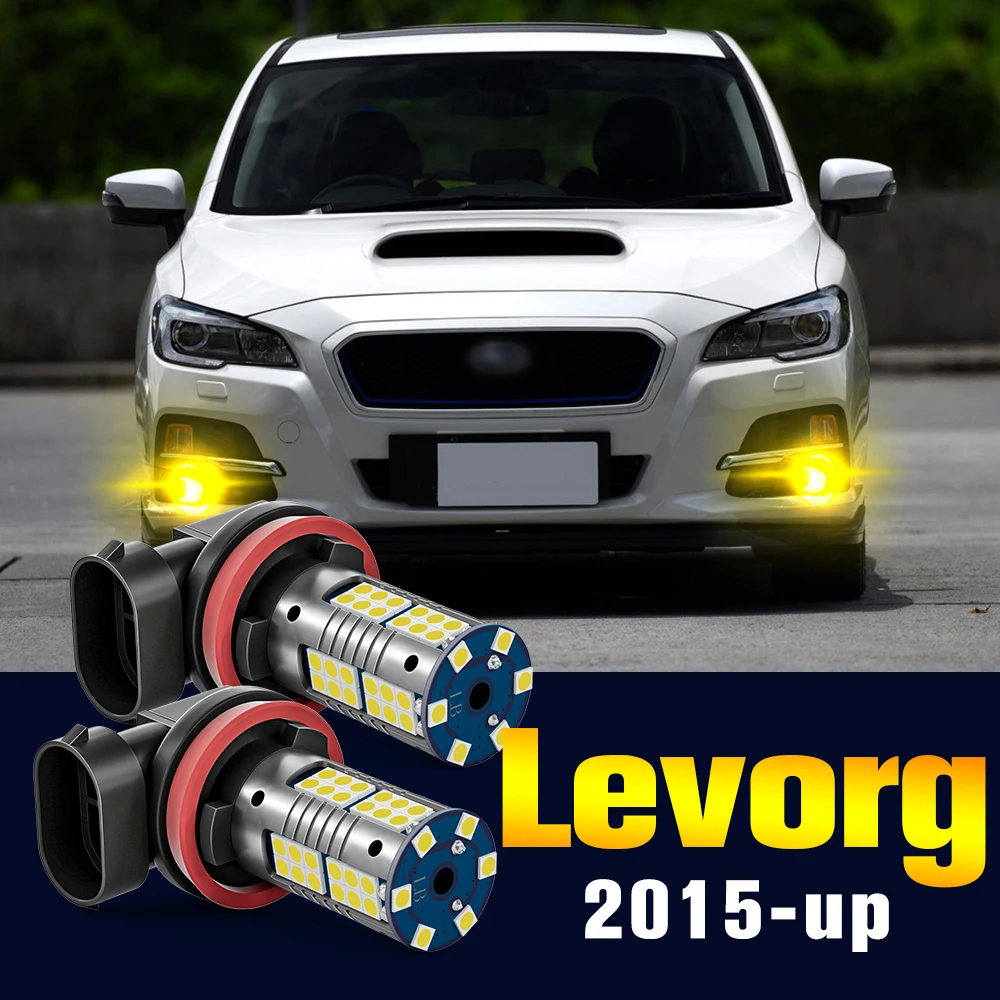 2pcs LED Fog Light Bulb Lamp For Subaru Levorg 2015 2016 2017 2018 Accessories