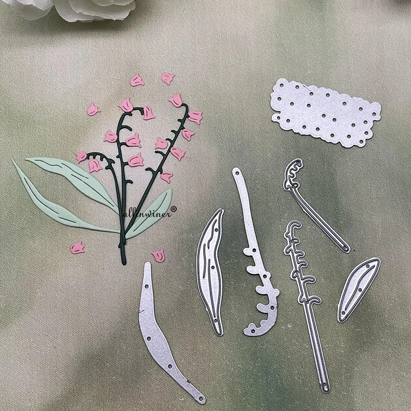 

Flower plant decoration DIY Craft Metal Cutting Die Scrapbook Embossed Paper Card Album Craft Template Stencil Dies