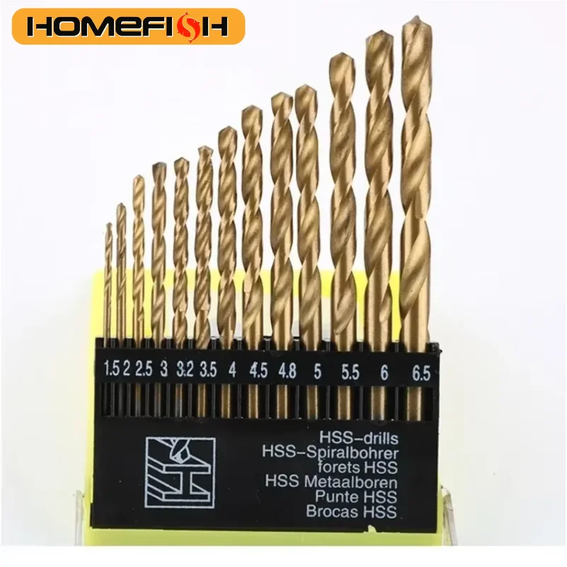

13Pcs Metric Masonry Drill Bits Set 3/16”-1/2” Tungsten Carbide Tip for Glass Metal Tile Concrete Professional Drilling Tool