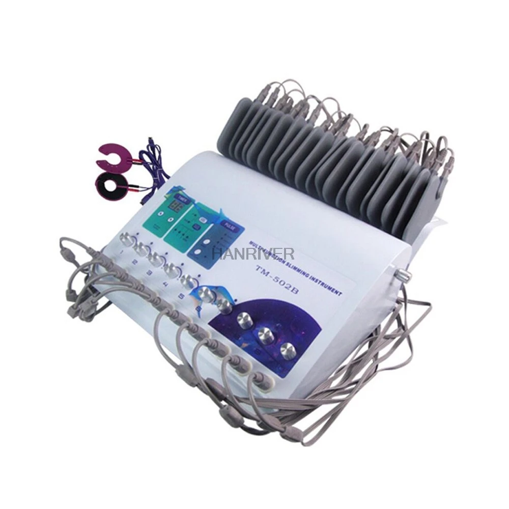 

TM-502B Newest Portable Russia Wave Electrical Stimulation EMS Machine Reduce Cellulite Slimming Weight Loss Beauty Equipment