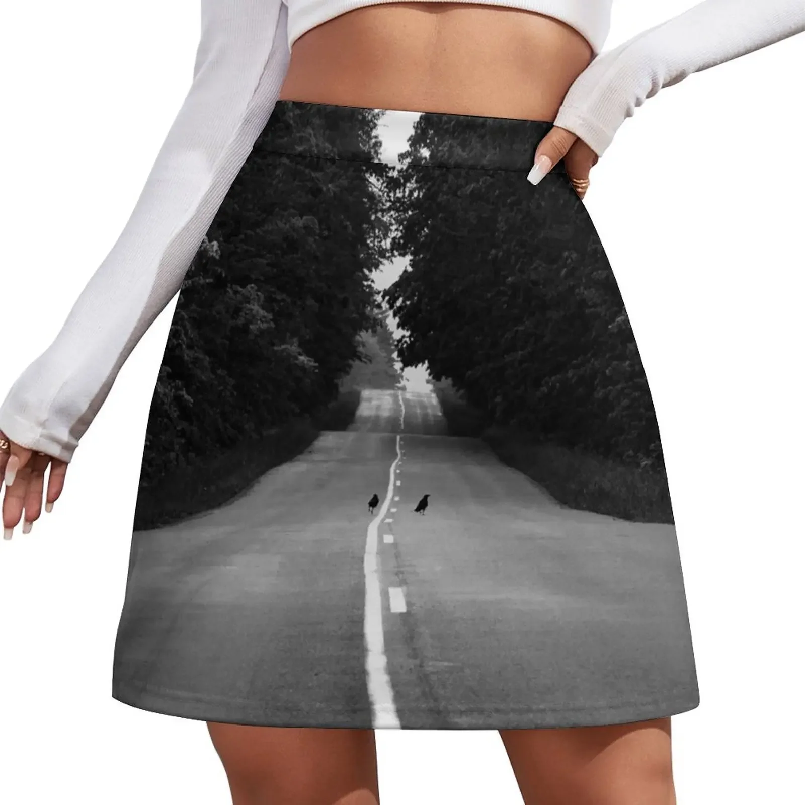 

Cuervo Road Mini Skirt sexy skirt korean style skirt Women clothing Mini