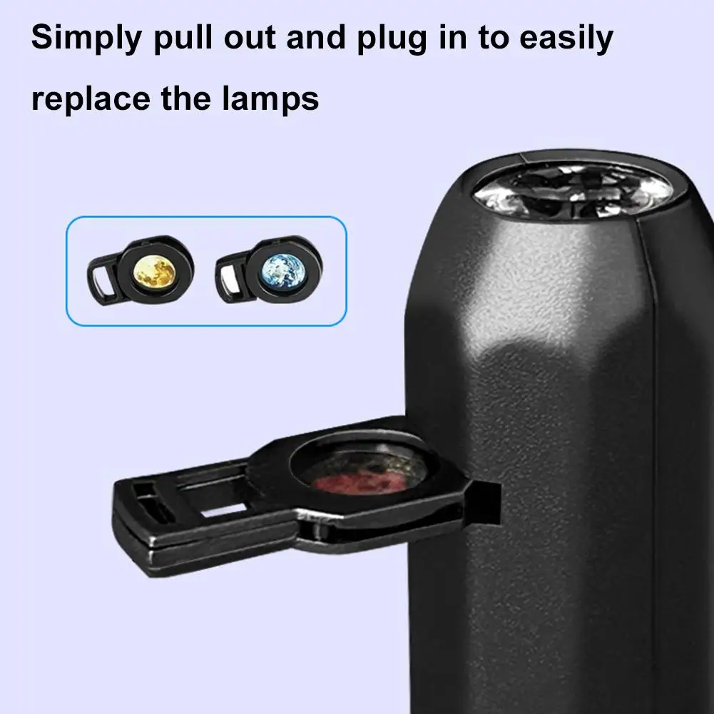 ضوء جهاز عرض عيد الميلاد مع شجرة عيد الميلاد 360 ° جهاز عرض LED قابل للدوران يعمل بمنفذ USB لملحقات تزيين حفلات عيد الميلاد المنزلية #3