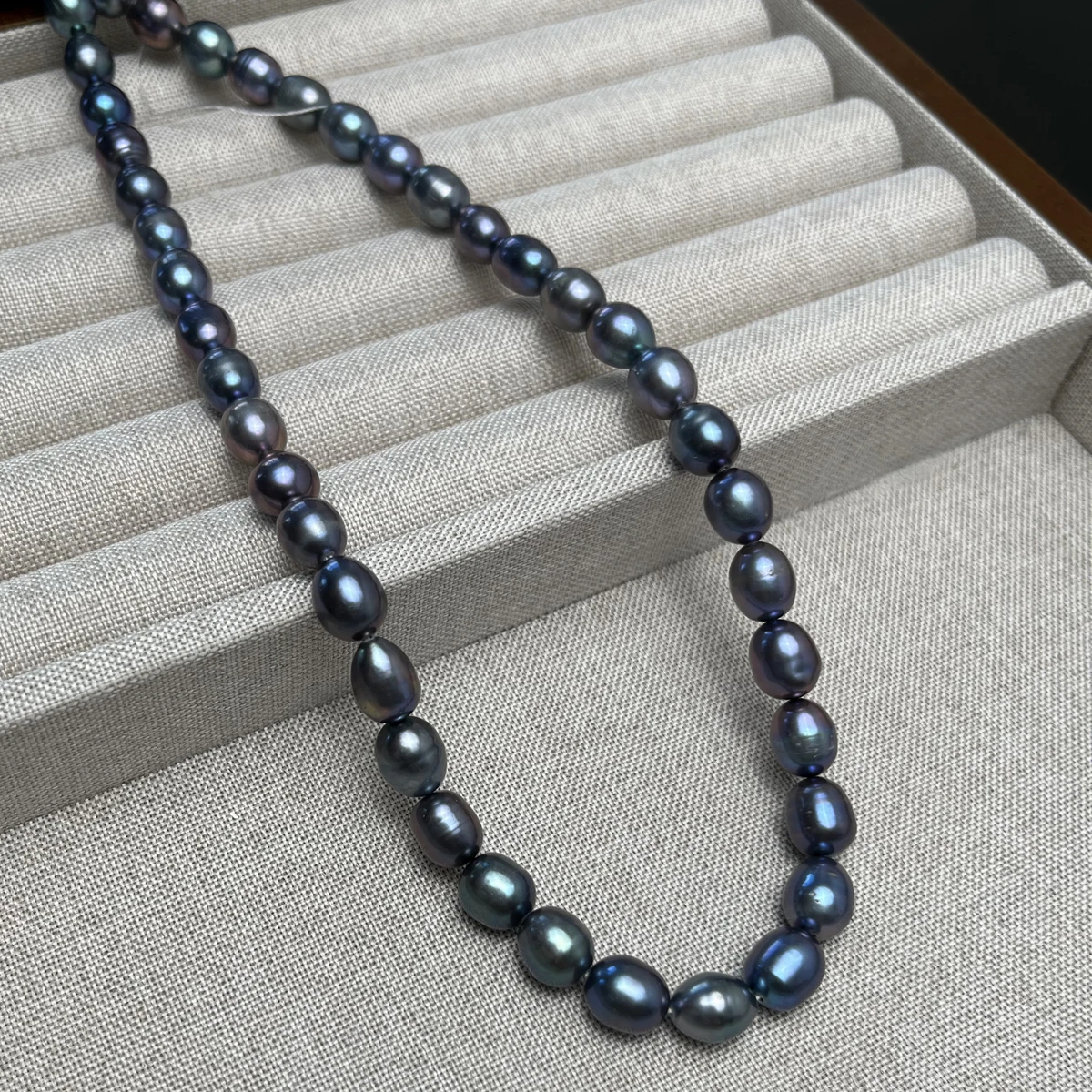 

AAA High-Quality Black Rice-Shaped Natural Freshwater Pearls Loose Beads for Jewelry Making DIY Necklace Bracelet Accessories