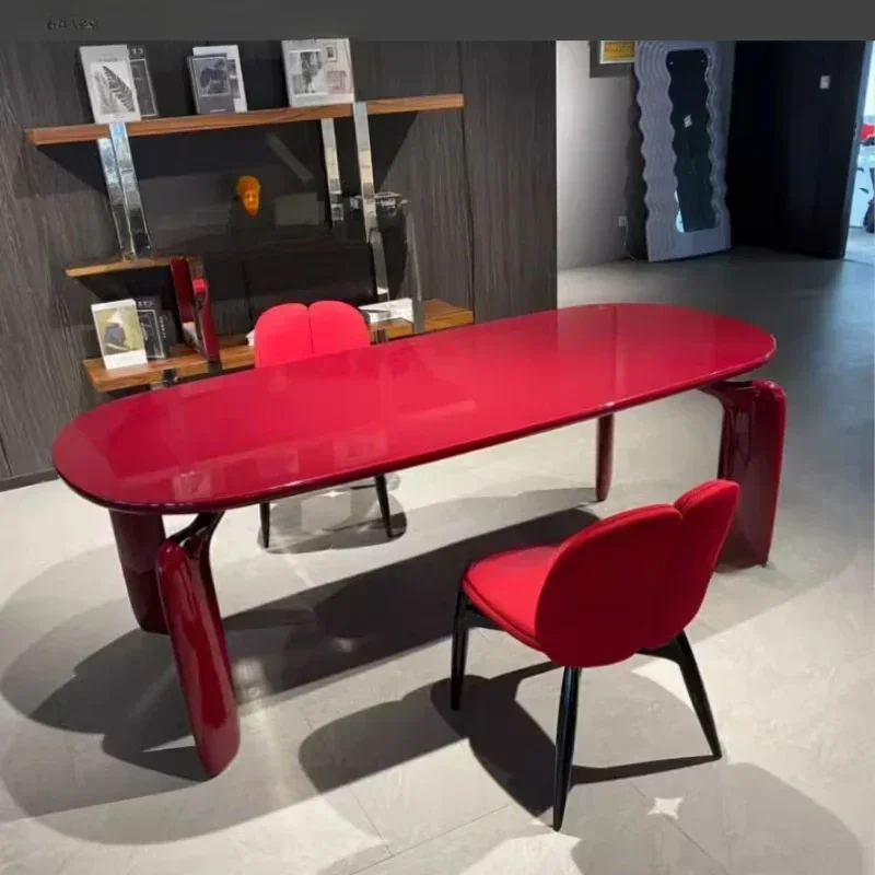 Kitchen Dining Tables Modern Luxury Wooden Nordic Hotel Dining Modern Tables Breakfast Outdoor Mesa Modern Kitchen YN50DT2 image 3
