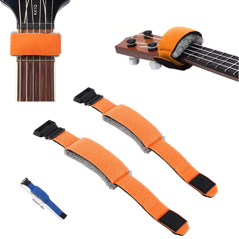 1Pc Strong Adaptability Noise Damper Muter Wraps High-elastic Guitar Mute Strap Easy To Use Stringed Instruments Accessories