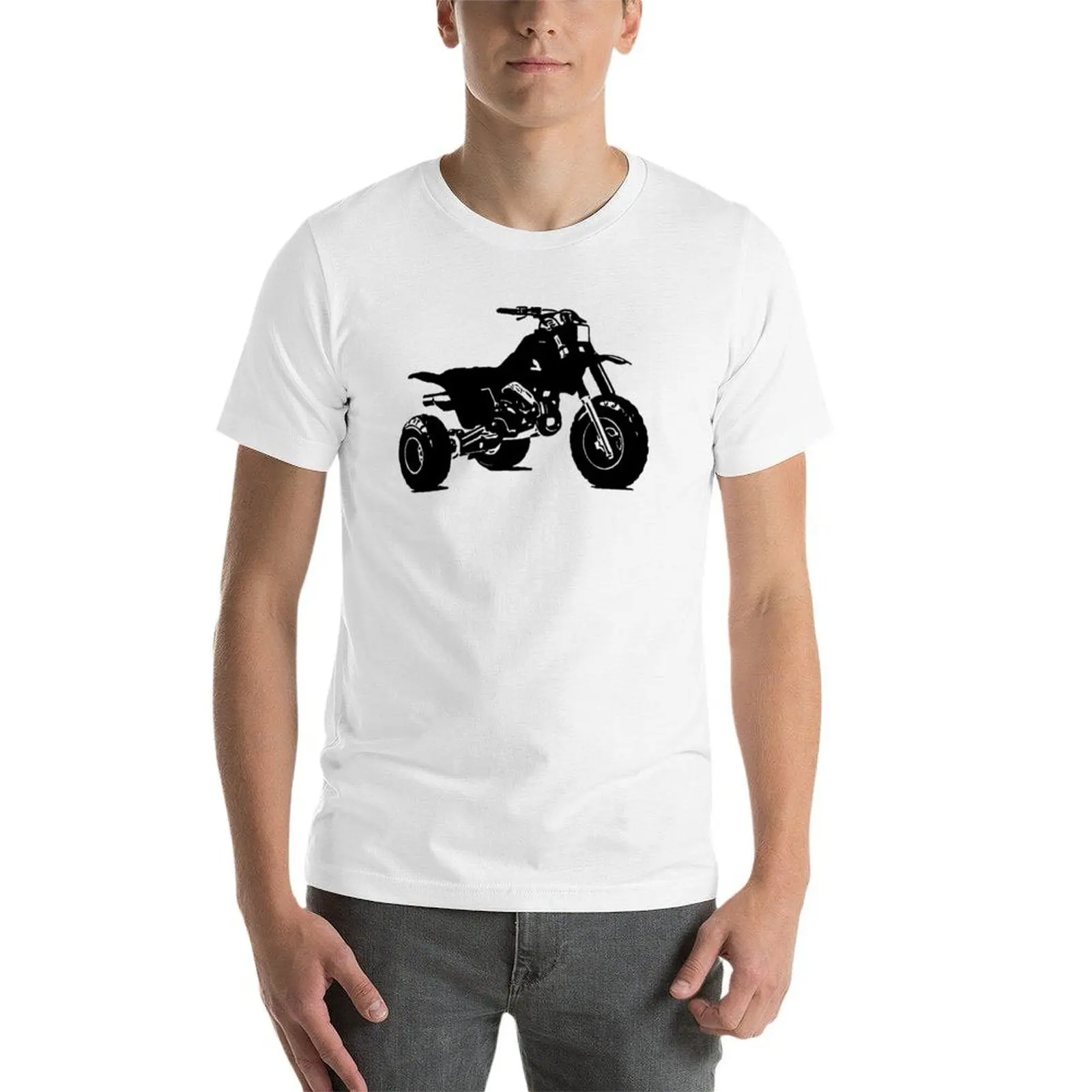 ATC 250R Trike تي شيرت رجل تي شيرت القطن الثقيل تي شيرت القطن 100% تي شيرت #4