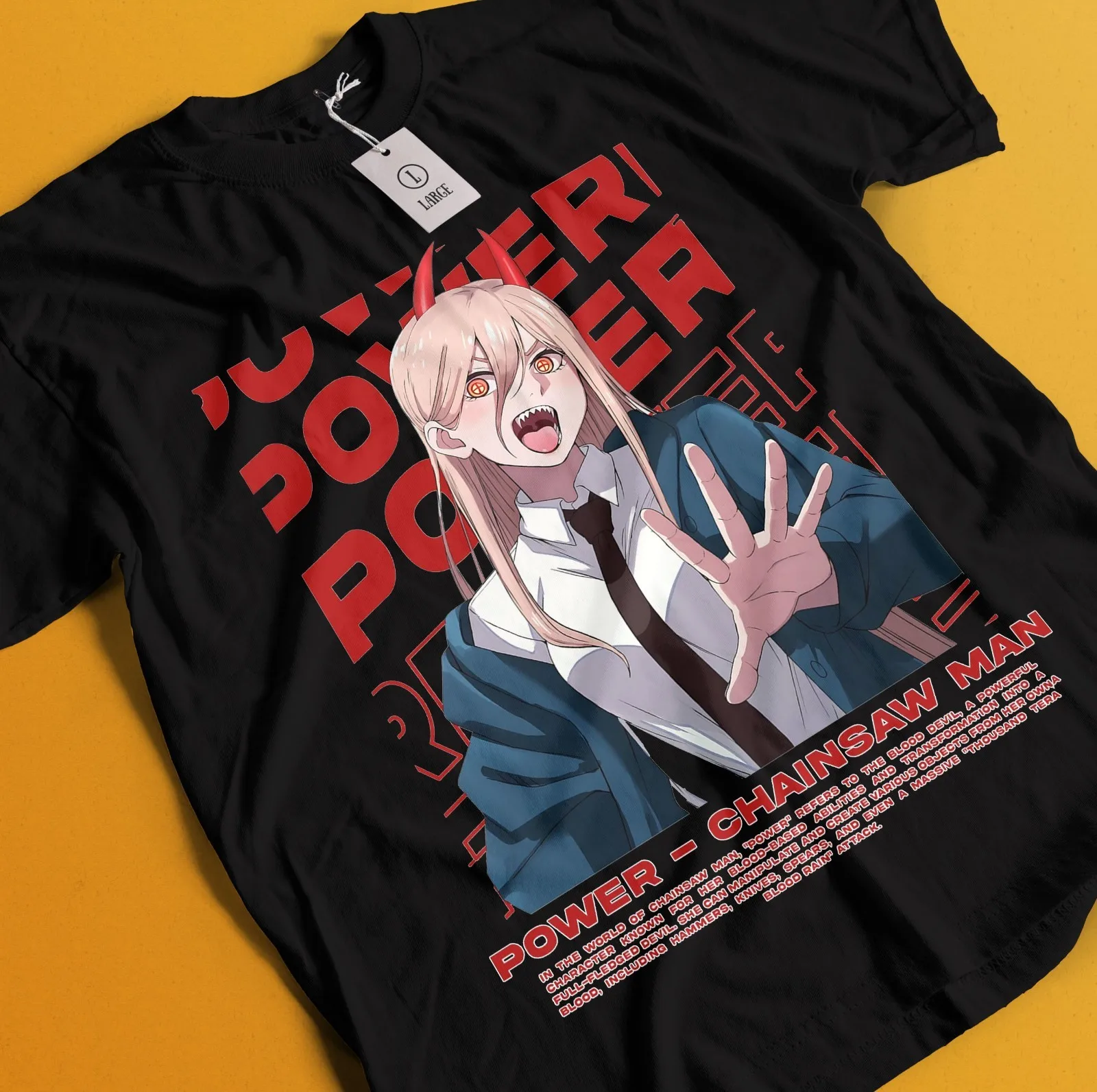 Camiseta de motosierra para hombre, camiseta de Asa Aki Anime Denji, camiseta Makima, camiseta de todas las tallas
