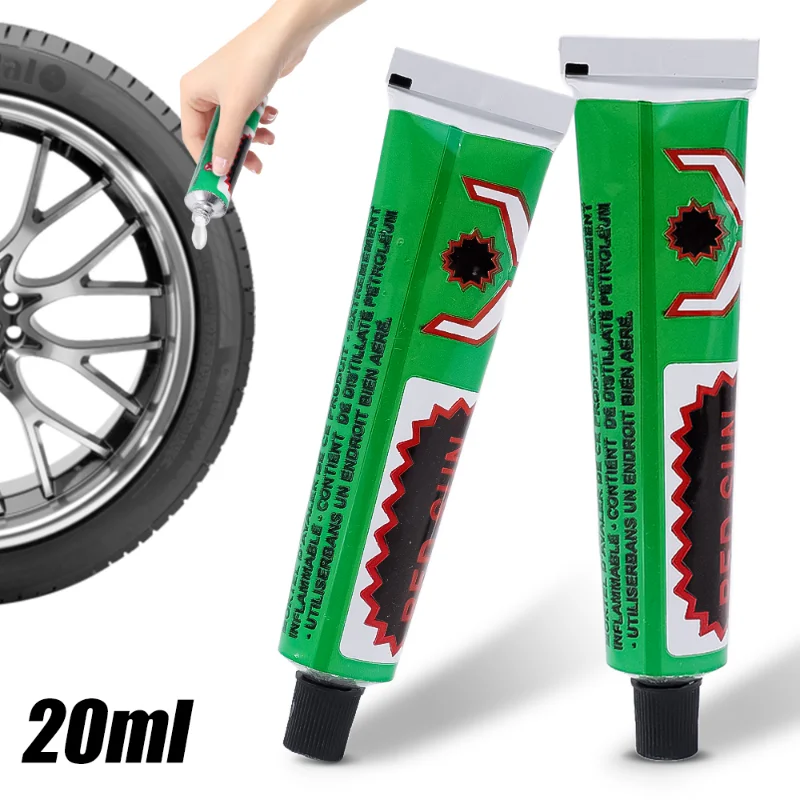 Universal Tire Repairing Glue, Motocicleta, Pneu de bicicleta, Reparo de punção do tubo interno, Pneu Patching Colas Ferramenta, Auto Acessórios, 20ml