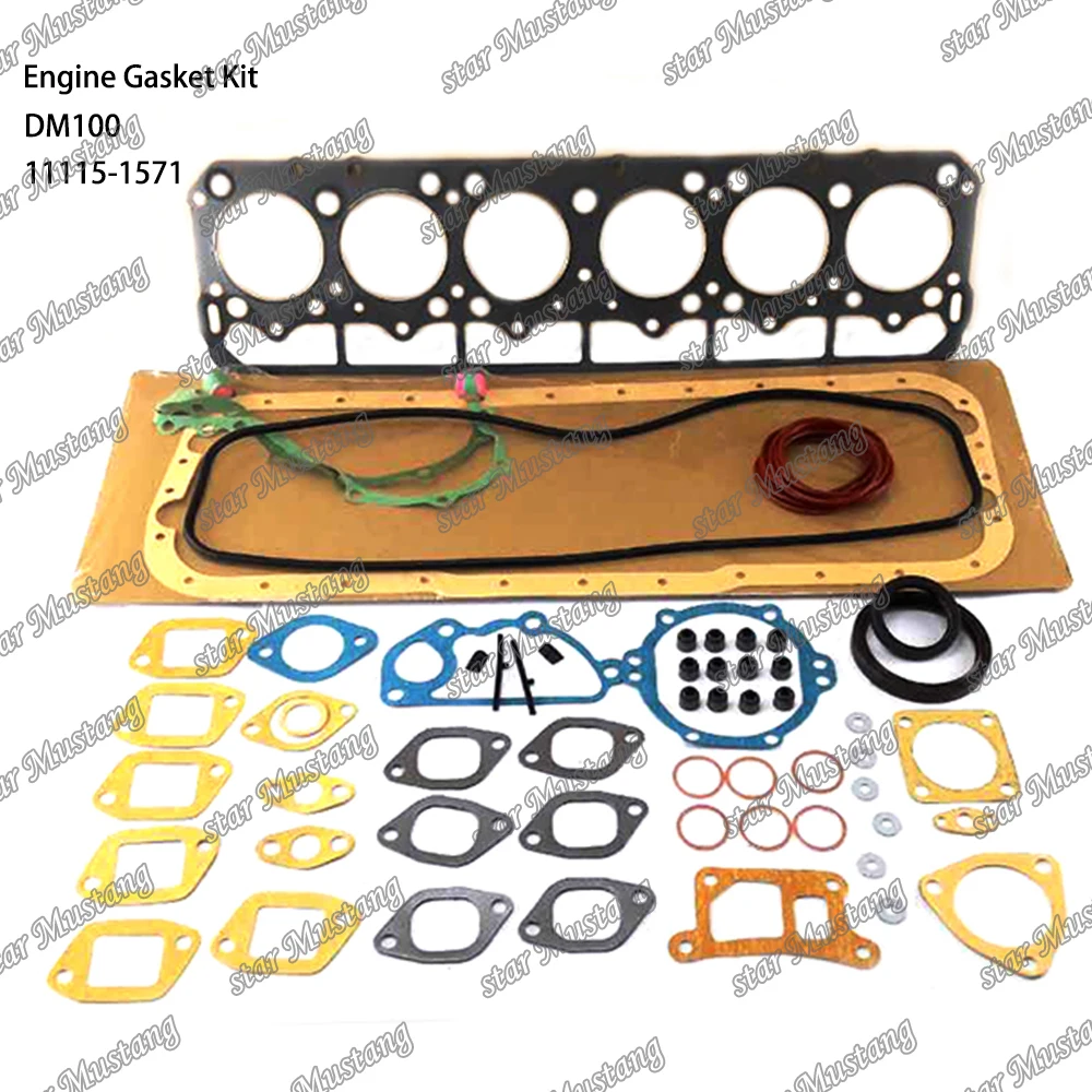 DM100 Engine Gasket Kit 11115-1571 Suitable For Hino Engine Parts