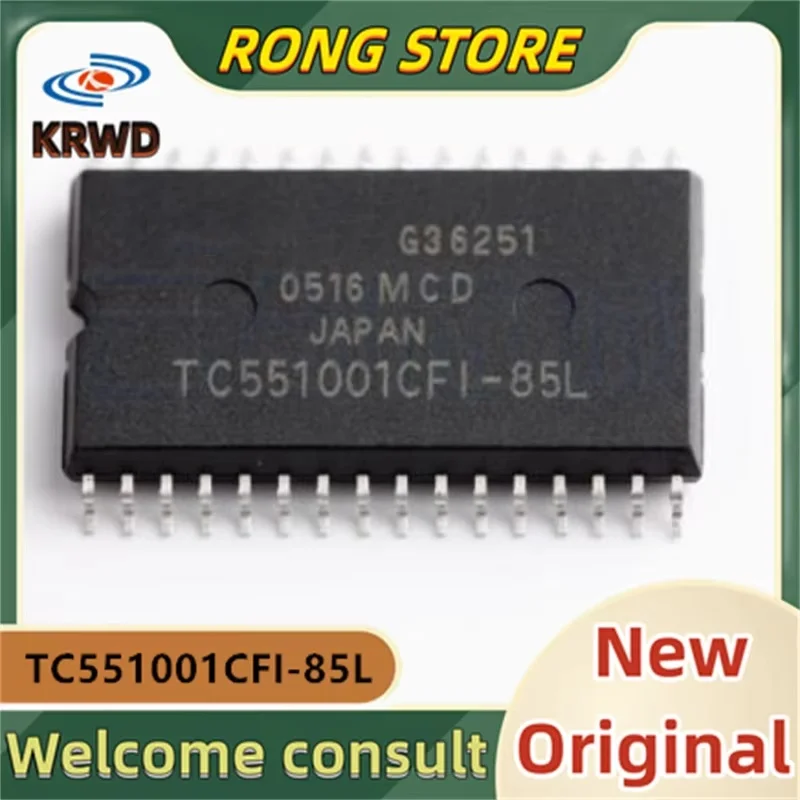 

2PCS TC551001CFI-85L New and original TC551001CFI