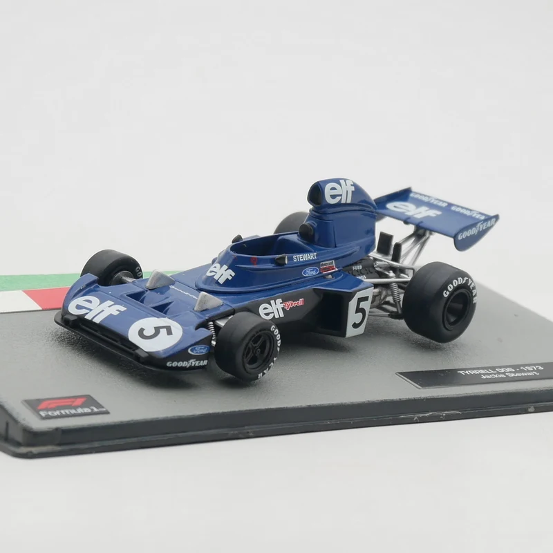 

Ixo 1:43 Racing TYRRELL 006 1973 Jackie Stewart литая под давлением модель автомобиля металлический игрушечный автомобиль