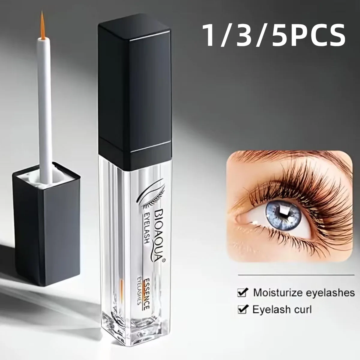 1/3/5PCS Liquido per la crescita delle ciglia Essenza per la crescita delle ciglia Formula ipoallergenica non irritante Cura delle ciglia Liquido nutriente