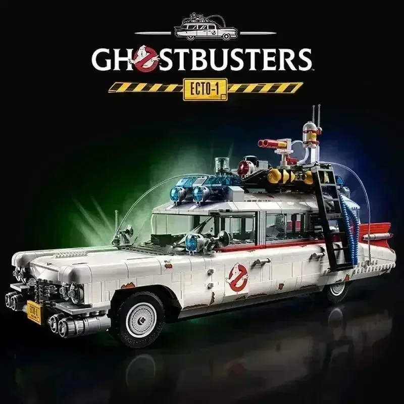 

Конструктор Disney Creative 10274 «Призрачные охотники» Ecto1, модель автомобиля, игрушки для Хэллоуина и Рождества, подарки