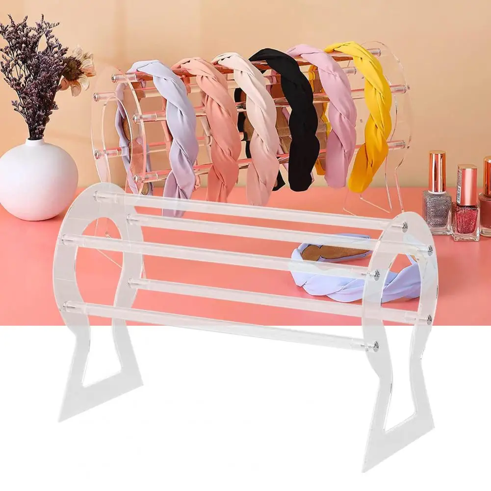 Headband Display Holder Anti-deformed Headband Organizer Decorative Headband Storage Shelf Necklaces Jewelry Display Stand