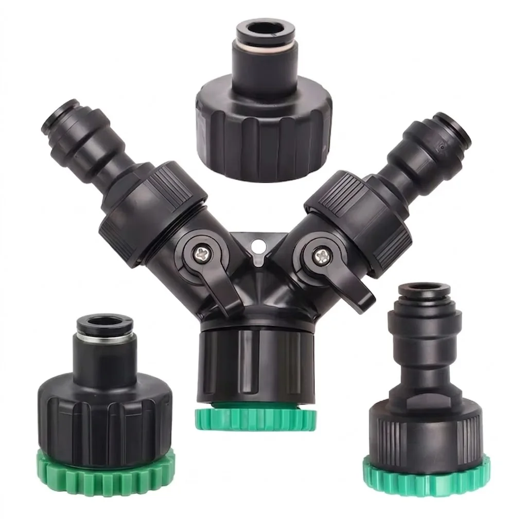 1/2 3/4 to 8mm Faucet Irrigation Hose Adapter Garden Quick Water Inlet Tap Connector Fitting Adaptor for Misting System