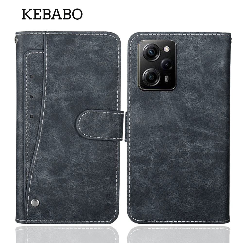 Leather Wallet For Xiaomi Poco X5 Pro Case 6.67