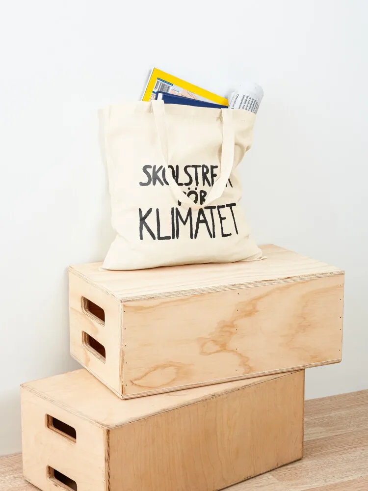 Skolstrejk f?r klimatet Tote Bag Gift bag eco bag folding Shopping bags large size bags
