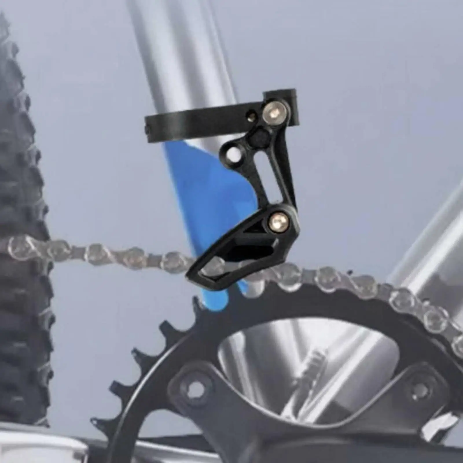 Mountain Bike Chain Retainer Black Finish Mountain Bike Bash Guard Guard