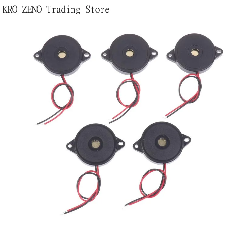 5/10/15Pcs 12V Passive Buzzer High-decibel Buzzer With Wire Piezoelectric Speaker 3040 Buzzers For Arduino Car DIY Electronic