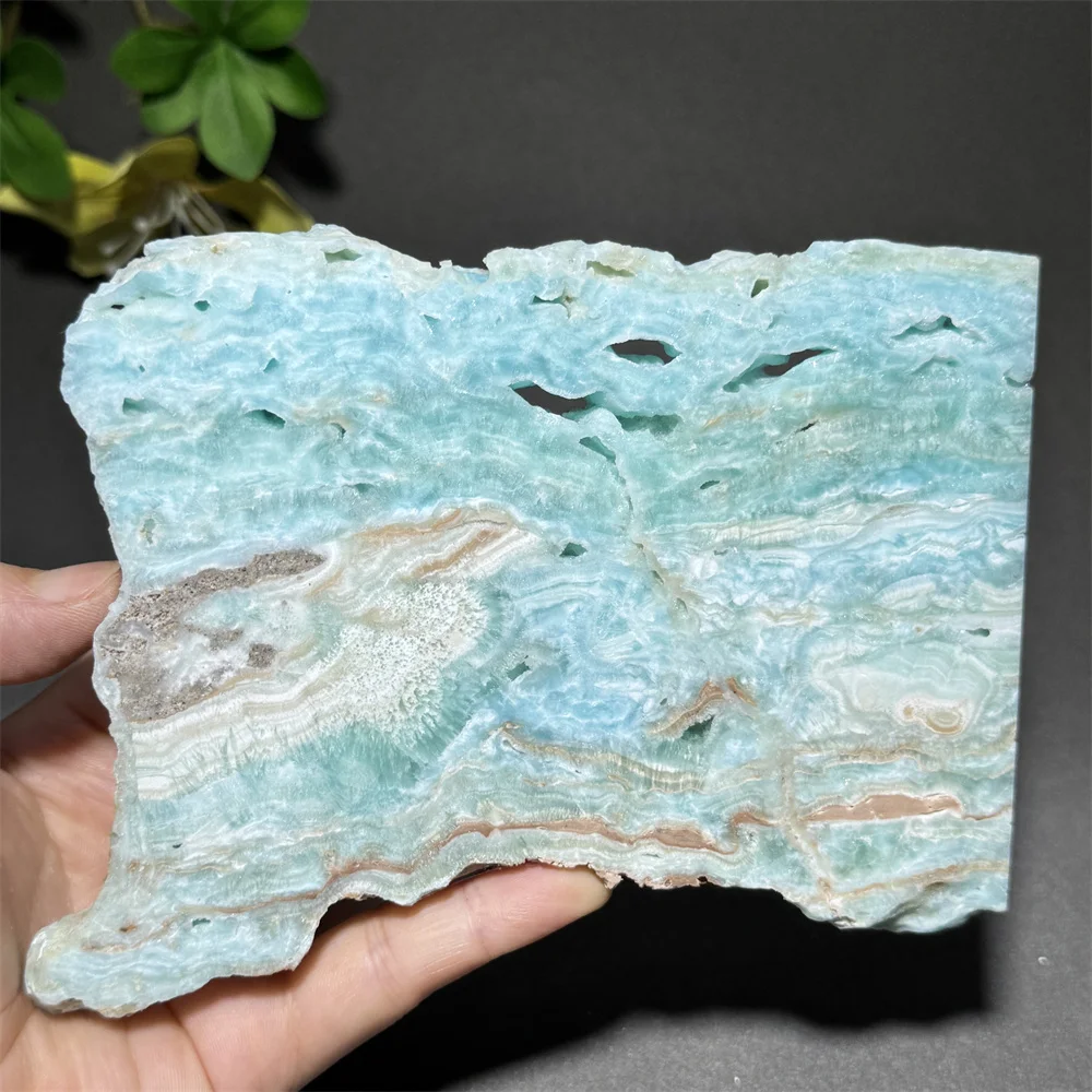 Natural Mineral Quartz Heteropolar Ore Plate Reiki Psychotherapy Meditation Energy Lucky Home Garden Decoration Gift+Bracket