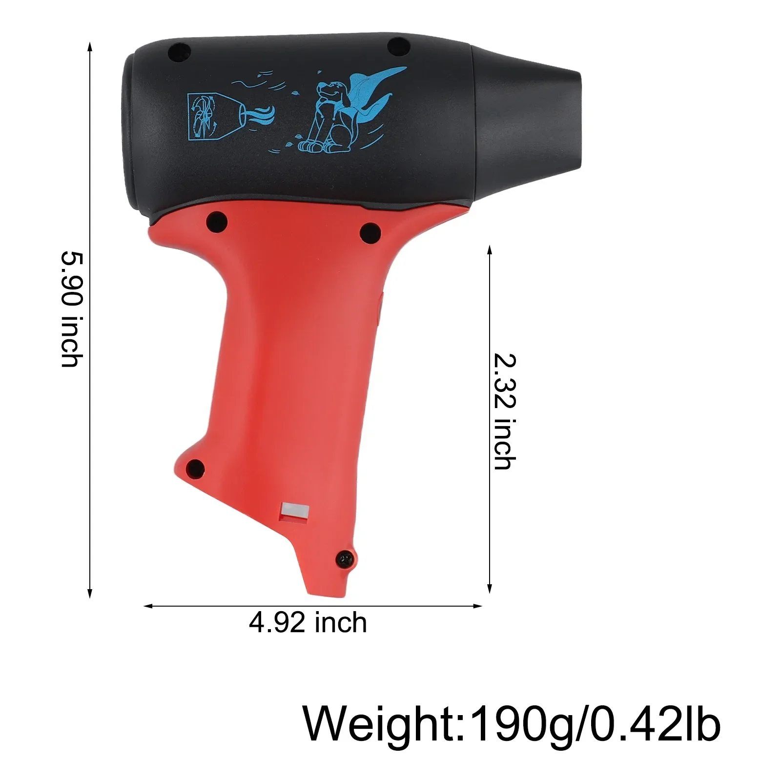 

Adjustable Airflow 12V Air Duster Fast Drying On-the-go Cleaning 3-Speed Control For 12V Lithium-ion Batteries