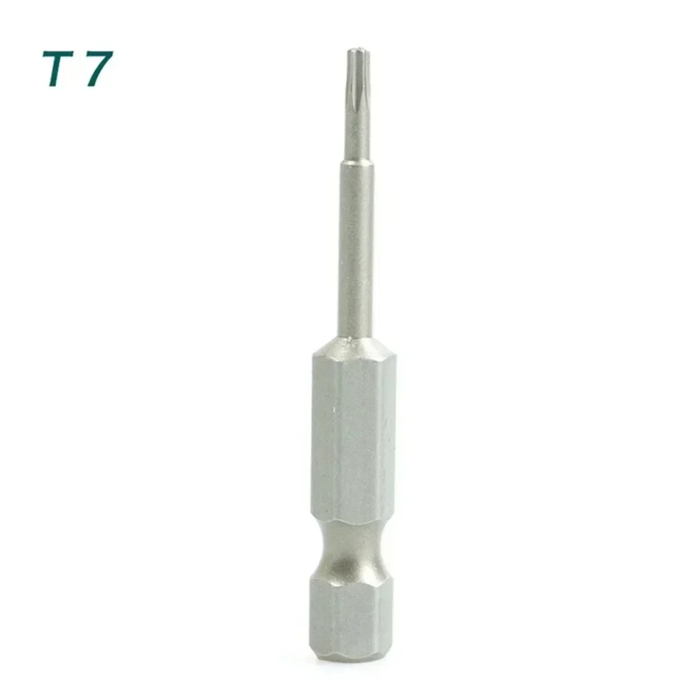 50mm Torx Screwdriver Bits With Hole Alloy Steel 50mm Long Torx Screwdriver Bit 1/4\