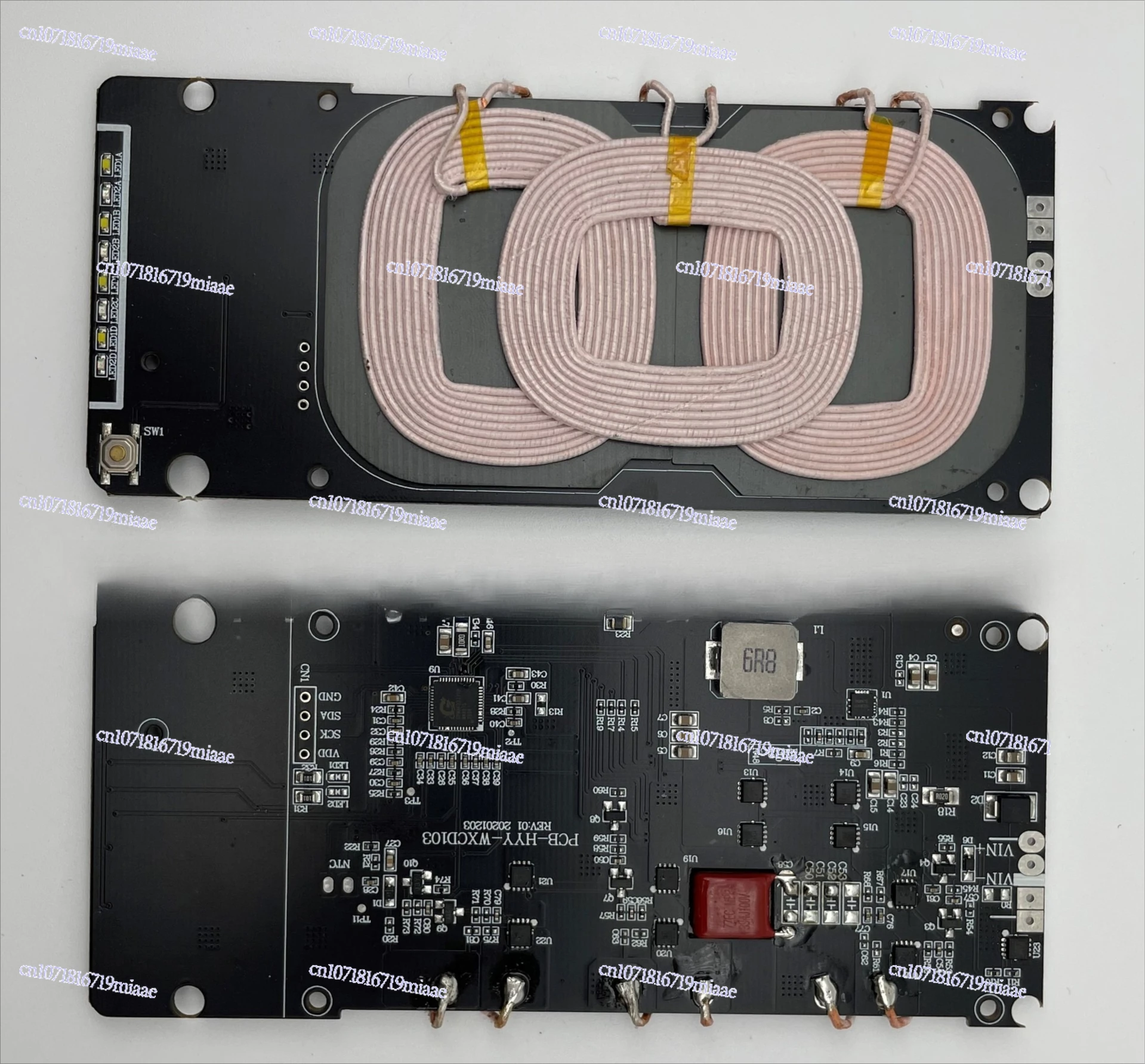 

12V-24V Vehicle Three-coil 15W Wireless Charger Scheme Development and Design Scheme Development