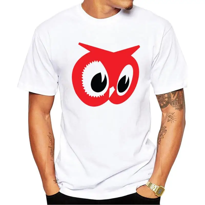 

FPACE Fashion Red Owl Printed Men T-Shirt Summer Tshirts Short Sleeve Casual Tops Funny Owl Face Tees